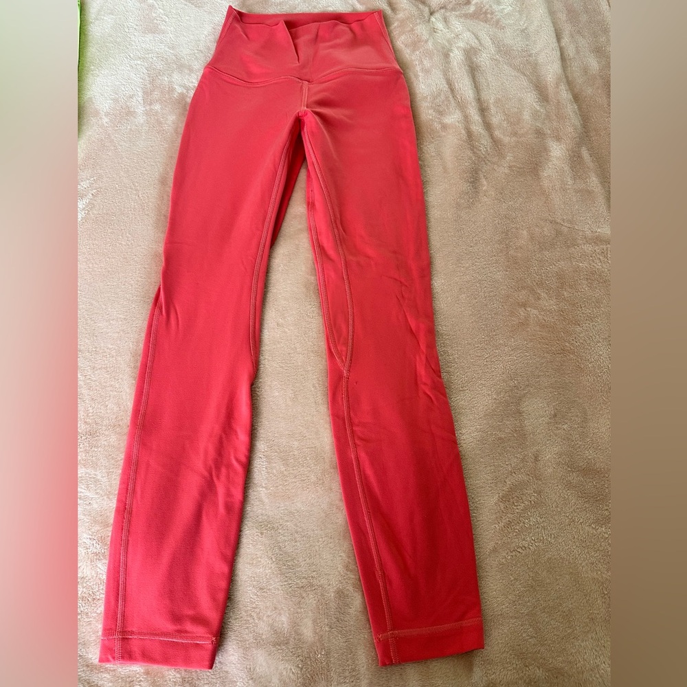 Lululemon High-Rise Tights Leggings Rosy Pink size 2